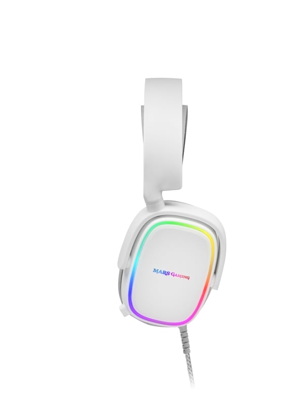 Mars Gaming MHAXW hovedtelefoner/headset Ledningsført Opkald/musik Hvid
