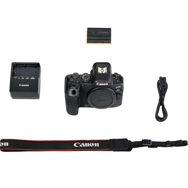 Canon EOS R6 MILC-hus 20,1 MP CMOS 5472 x 3648 pixlar Svart