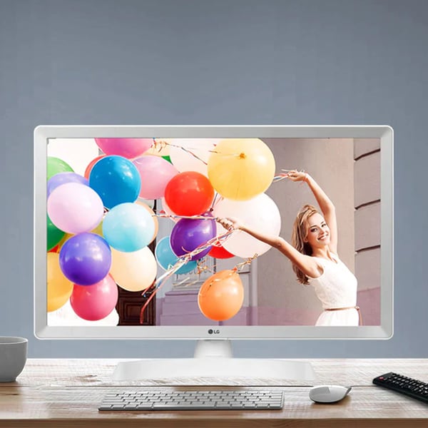 LG 24TN510S-WZ.API platta pc-skärmar 61 cm (24") 1366 x 768 pixlar HD LED Vit