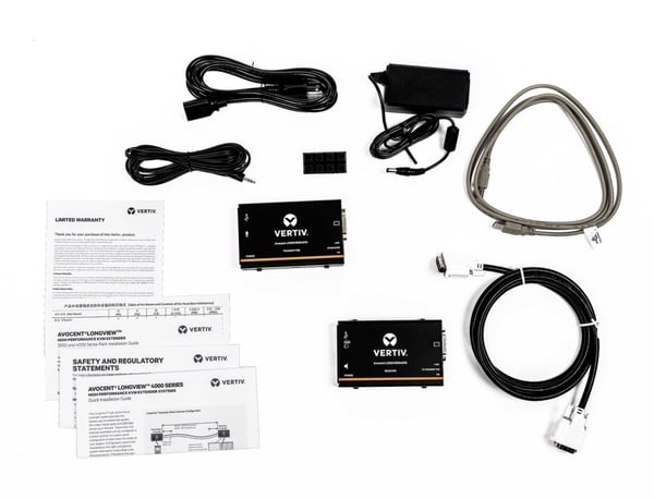 Vertiv Avocent LV4010P-202 KVM -kytkin Lähetin & vastaanotin