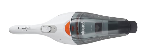 Gorenje MVC72FW håndholdt støvsuger Sort, Hvid Poseløs