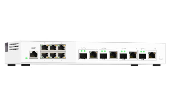 QNAP QSW-M2106-4C netværksswitch Administreret L2 2.5G Ethernet (100/1000/2500) Hvid