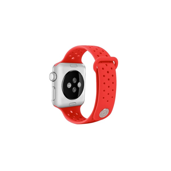 Celly WATCHBANDRD Älyrannekkeen lisätarvike Yhtye Punainen Silikoni