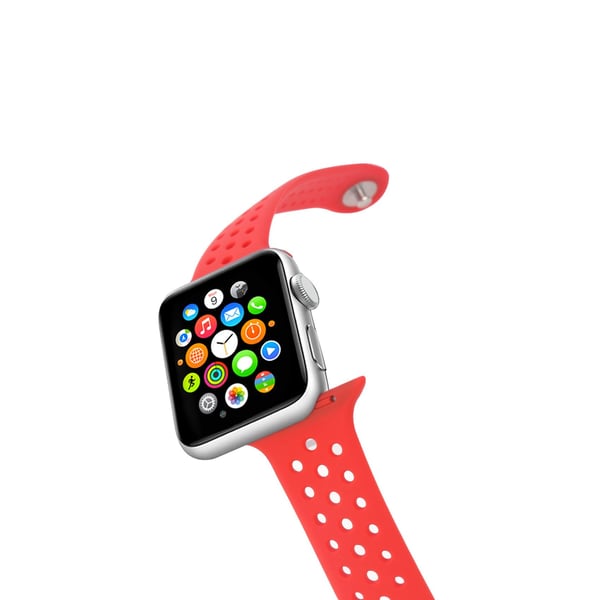 Celly WATCHBANDRD Älyrannekkeen lisätarvike Yhtye Punainen Silikoni