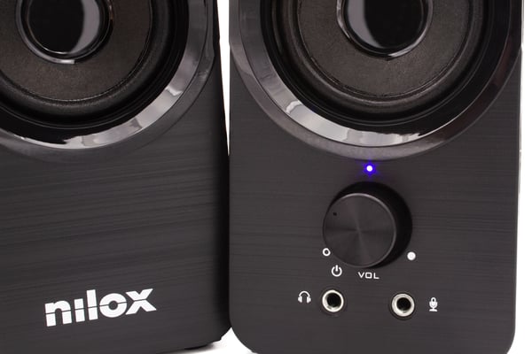 Nilox CASSE ACUSTICHE PC 6W 1-vejs Sort Ledningsført 3 W