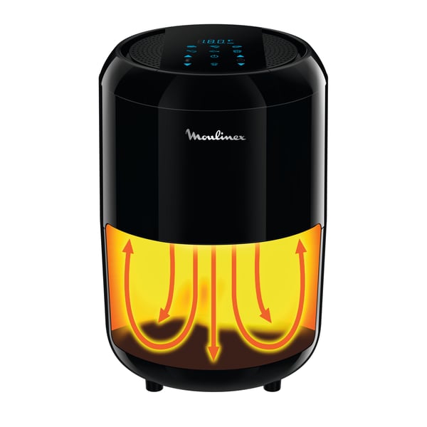 Moulinex EZ3018 Yksi 1,5 L Erillinen 1030 W Rasvakeitin Musta