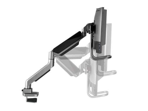 Equip 650161 monitorin kiinnike ja jalusta 81,3 cm (32") Vastaanotto Musta