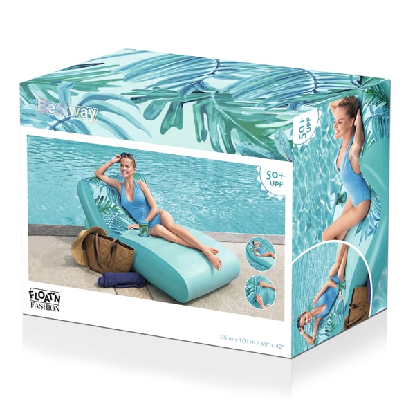 Bestway 43402 pool og strand flyder Blå Billede PVC Flydende hvilestol