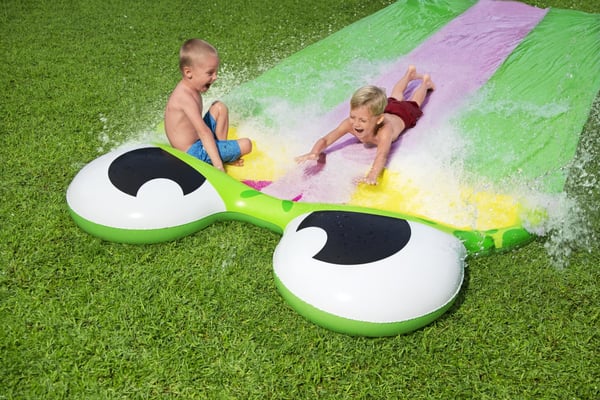 Bestway Trippel vattenrutschkana FROG H2O GO! Lång - 4.88m 52389