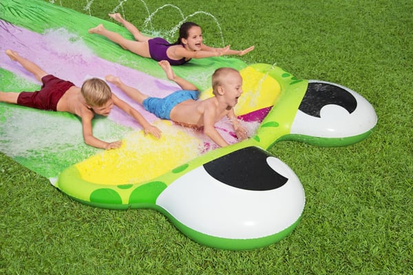 Bestway Trippel vattenrutschkana FROG H2O GO! Lång - 4.88m 52389
