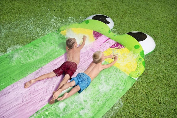 Bestway Trippel vattenrutschkana FROG H2O GO! Lång - 4.88m 52389