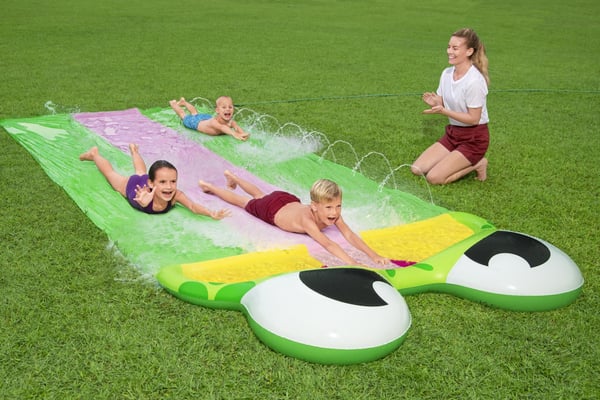 Bestway Trippel vattenrutschkana FROG H2O GO! Lång - 4.88m 52389