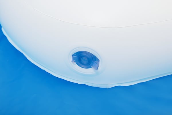Bestway 54337 swimmingpool til over jorden Oppustelig pool Rund 850 L Blå, Hvid