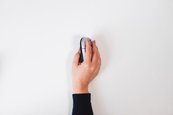 BakkerElkhuizen Grip Mouse Wireless datormöss Kontor Högerhand RF Trådlös Optisk 1600 DPI