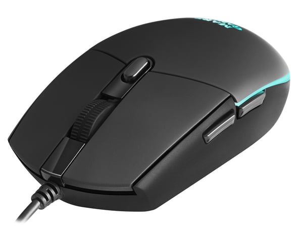 Mars Gaming MCPTKLES tastatur Mus inkluderet Spil USB Spansk Sort