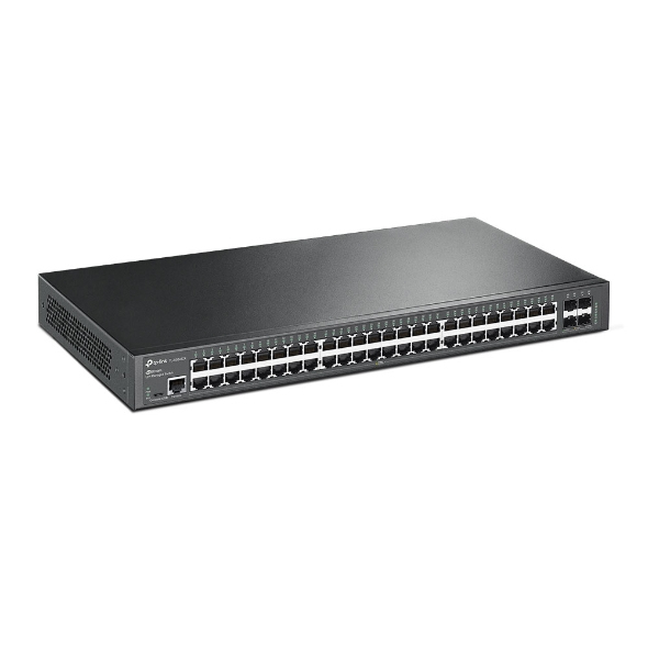 TP-Link JetStream TL-SG3452X verkkokytkin Hallittu L2+ Gigabit Ethernet (10/100/1000) 1U Musta