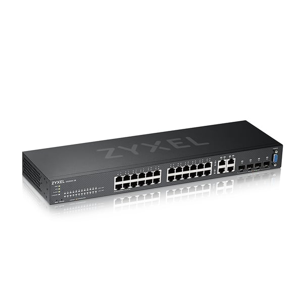 ZyXEL GS2220-28 - Switch - administreret - 24 x 10/100/1000 + 4 x Kombi-Gigabit-SFP