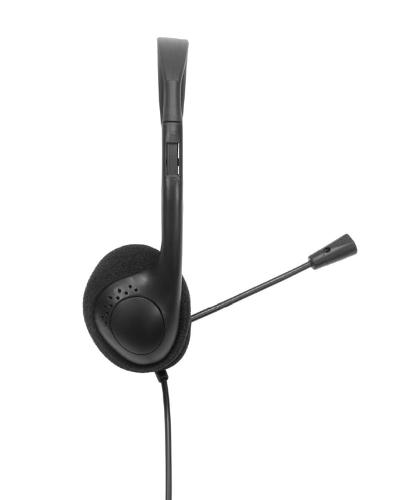 Nilox NXAU0000002 kuulokkeet ja kuulokemikrofoni Langallinen Pääpanta Toimisto/puhelukeskus USB A-tyyppi Musta