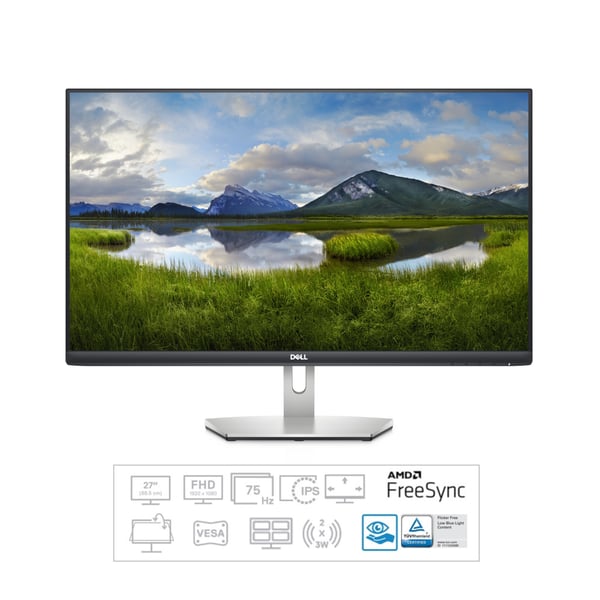 DELL S Series S2721H computerskærm 68,6 cm (27") 1920 x 1080 pixel Fuld HD LCD Grå