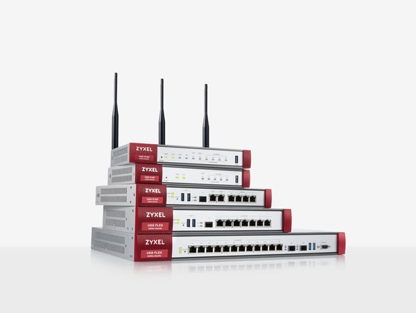 Zyxel USG Flex 100 firewall (hardware) 0,9 Gbit/sek.