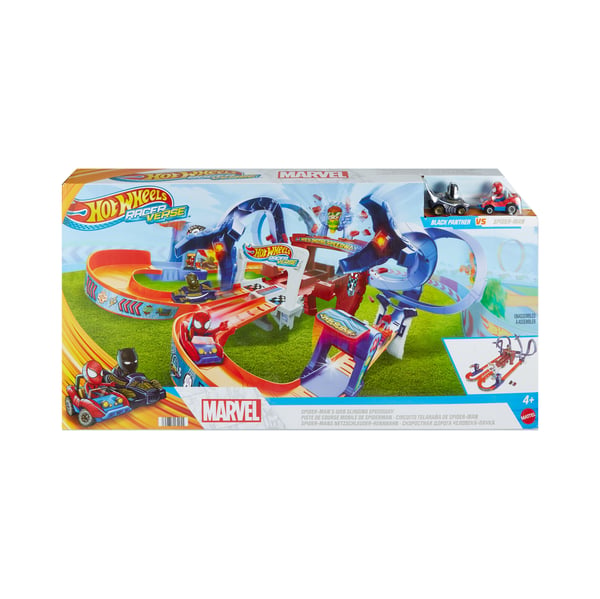 Hot Wheels Racer Verse RACERVERSE Spider-Man's Web Slinging Speedway -autorata