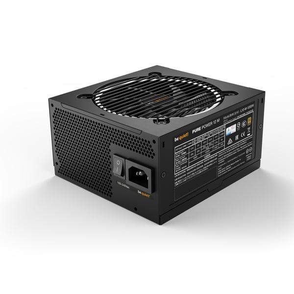 be quiet! PURE POWER 12 M | 1200W strömförsörjningsenheter 20+4 pin ATX ATX Svart