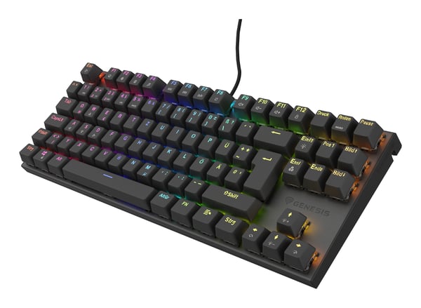 natec Gaming-näppäimistö Thor 303 TKL ruskea langallinen De - Näppäimistö