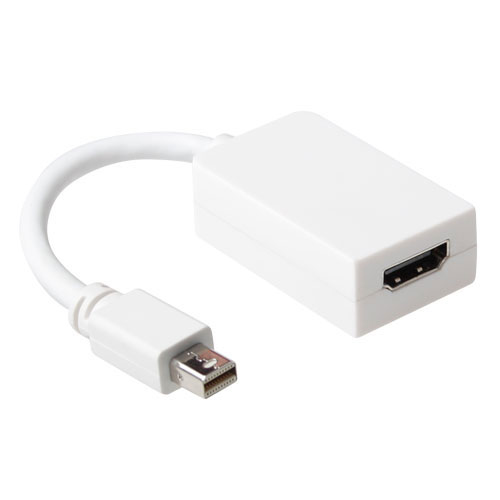 ACT AK4000 videokabel adapter 0,15 m Mini DisplayPort HDMI-A Hvid