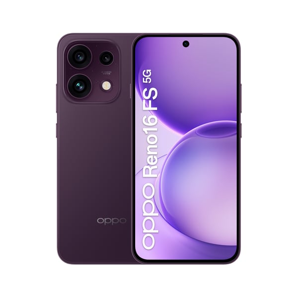 OPPO Reno16 FS 5G 16,7 cm (6.57") Dubbla SIM-kort Android 16.0 USB Type-C 8 GB 512 GB 6500 mAh Lila