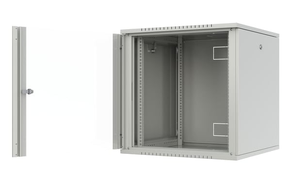 Lanview RWF12U66WH rack 12U Väggmonterad rack Vit