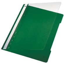 Leitz Standard Plastic File A4 PVC Green (25) omslag til rapport Grøn