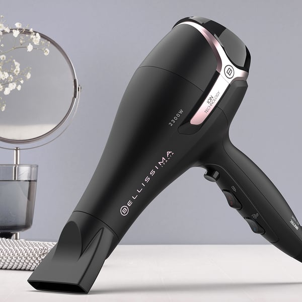 Bellissima K9 2500 hårfön 2300 W Svart, Rosa