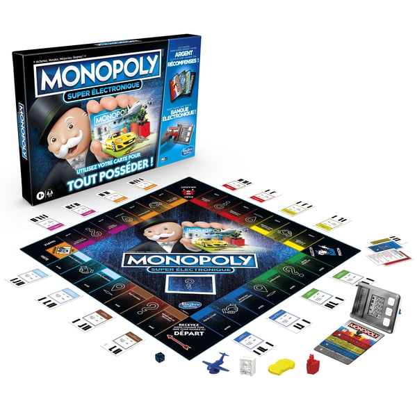 Monopoly E8978101 brætspil Monopoly Super Electronic Banking Familie