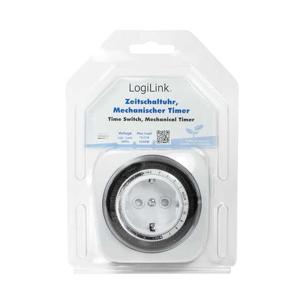 LogiLink ET0011 elektronisk tæller Hvid Daglig timer