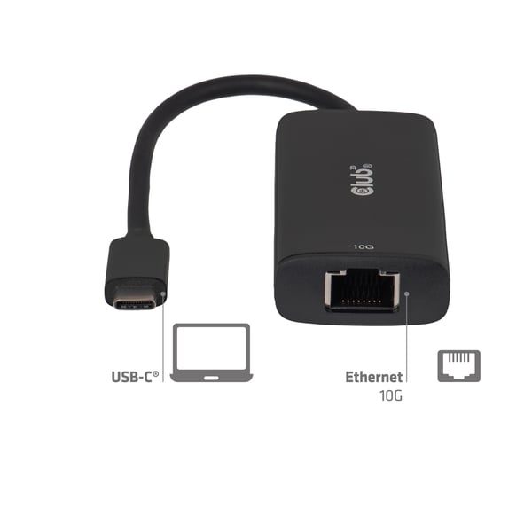 CLUB3D CAC-2531 kannettavien tietokoneiden telakka ja porttitoistin Langallinen USB 3.2 Gen 1 (3.1 Gen 1) Type-C Musta