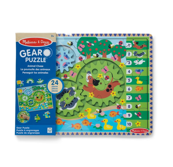 Melissa & Doug Animal Chase I-Spy Kuviopalapeli 24 kpl Maatila
