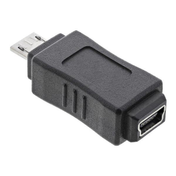 InLine 31602 kabel kønsskifter Mini-USB B Micro-USB B Sort