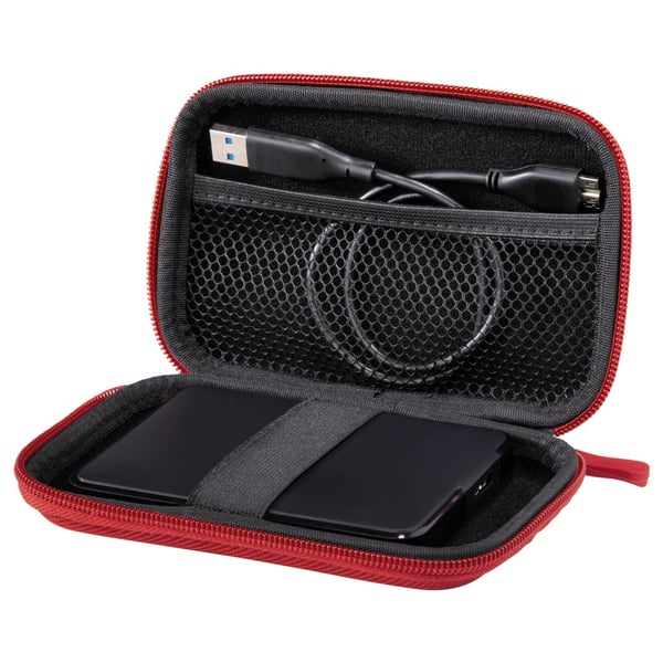 Hama 00095548 etui til drev EVA (ethylenvinylacetat) Rød