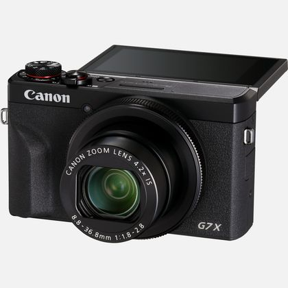 Canon PowerShot G7X Mark III Kompaktkamera 20,1 MP CMOS 5472 x 3648 pixlar Svart