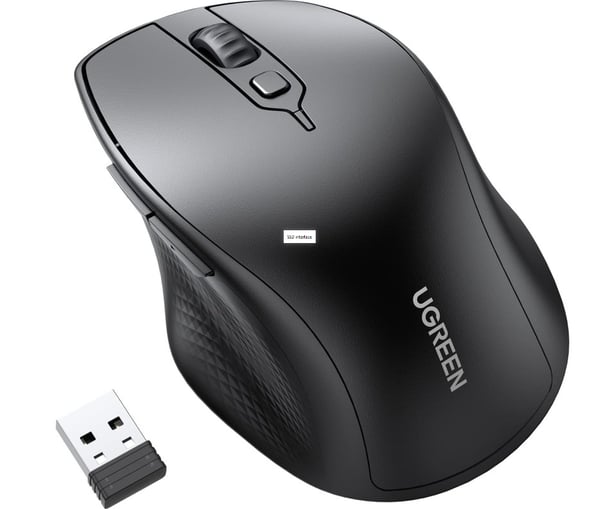 Ugreen 90395 datormöss Universal Högerhand Trådlös RF + Bluetooth Optisk 4000 DPI