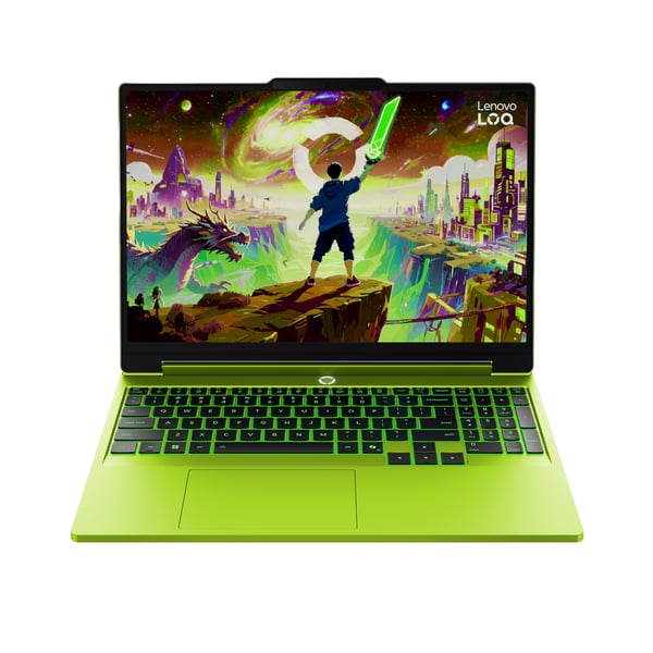 Lenovo LOQ 15AHP11 AMD Ryzen™ 7 250 Kannettava tietokone 38,9 cm (15.3") WUXGA 16 GB DDR5-SDRAM 512 GB SSD NVIDIA GeForce RTX 5060 Wi-Fi 6 (802.11ax) Vihreä ranska