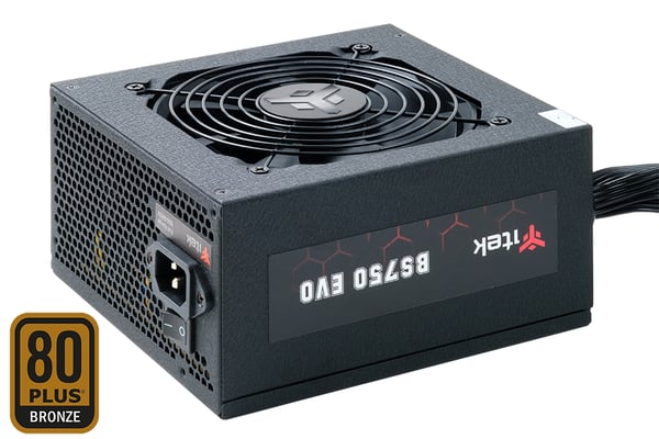itek BS750 strömförsörjningsenheter 750 W 24-pin ATX ATX Svart