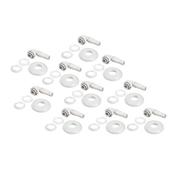 Hama 00110978 vattenslangstillbehör Plast Vit