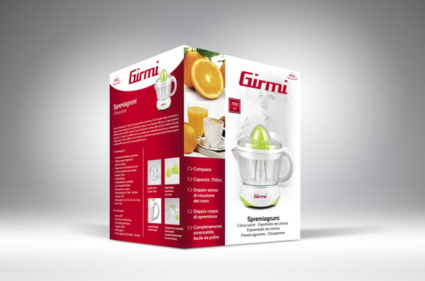 Girmi SR02 elektrisk citruspresser 0,7 L 25 W Grøn, Hvid