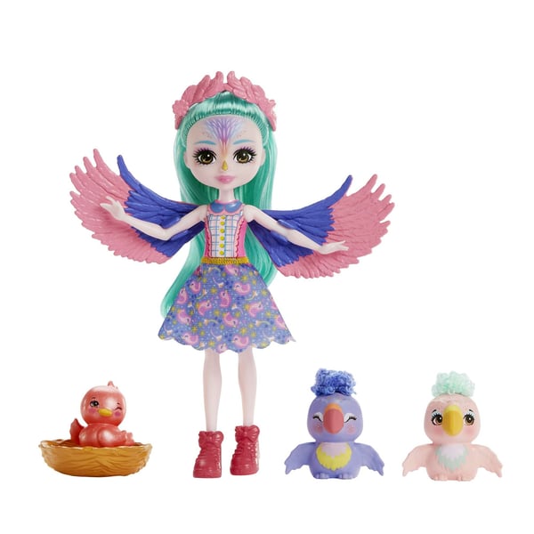 Enchantimals City Tails MAIN STREET FILIA FINCH FAMILY Dolls