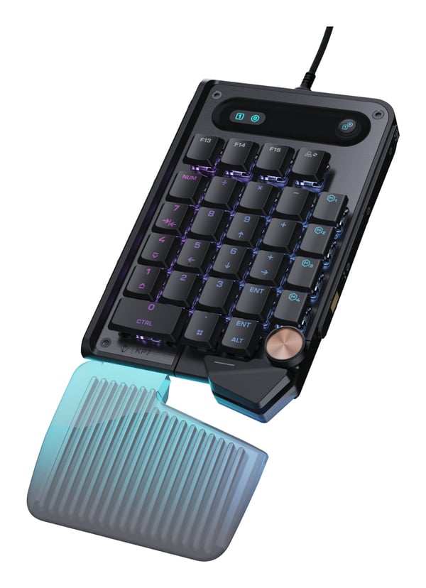 Turtle Beach Command Series KP7 numeriskt tangentbord PC USB Svart