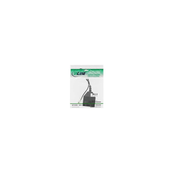 InLine 69942 telefonkabel 0,2 m Sort