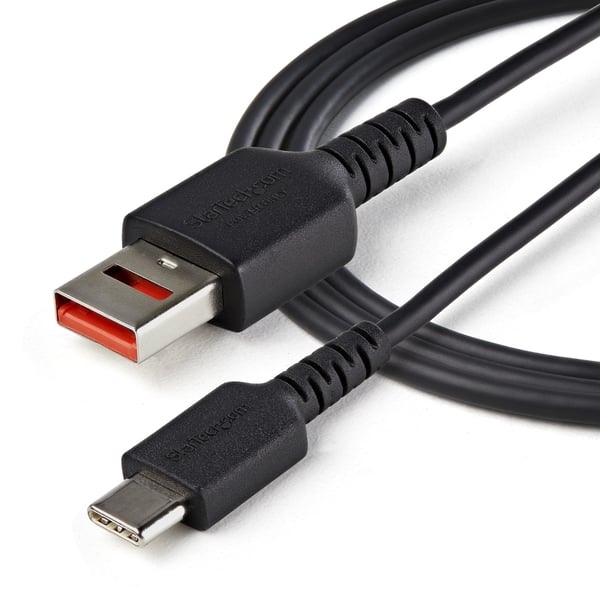 StarTech.com USBSCHAC1M USB-kabel USB 2.0 1 m USB A USB C 0,48 Gbit/sek. Sort