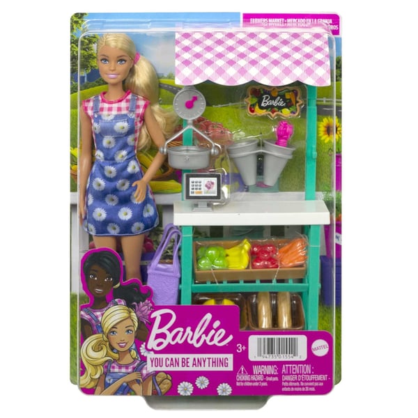 Barbie Barbie-torvemarkedslegesæt kaukasisk dukke