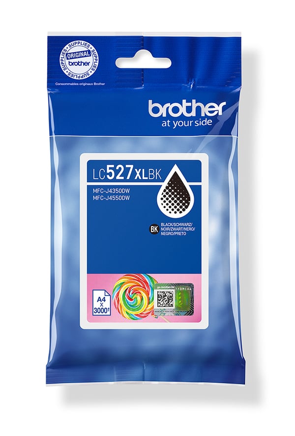 Brother LC527XLBK blækpatron 1 stk Original Højt (XL) udbytte Sort